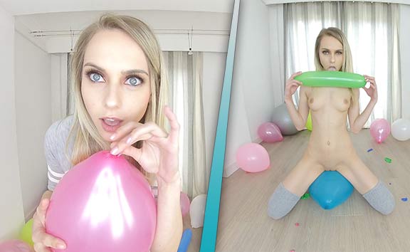 JDVR virtual reality vr porn scene 136 Balloon Popping featuring Chloe Toy